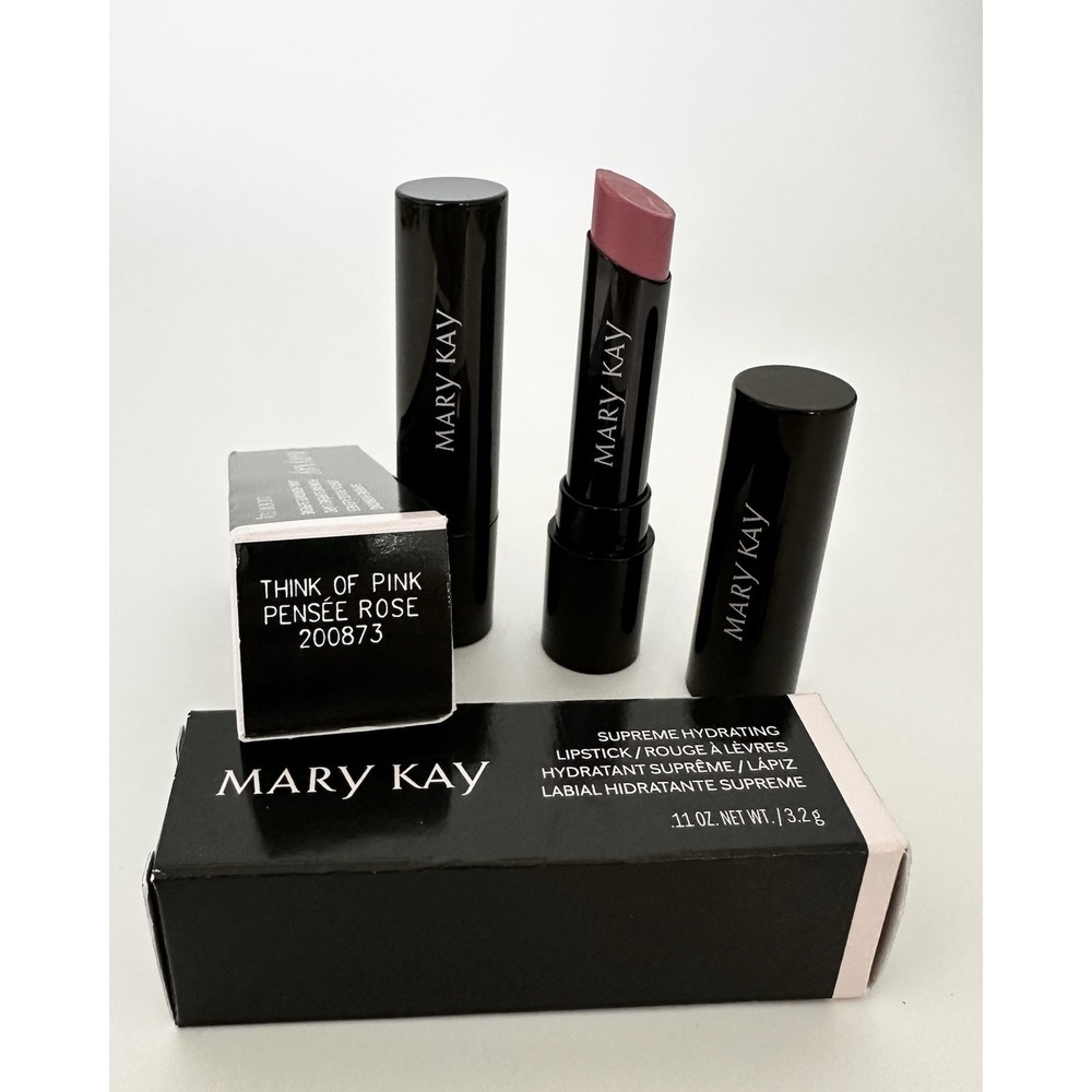 (Lot Of 2) MARY KAY SUPREME HYDRATING LIPSTICK THINK OF PINK 200873 NEW IN BOX